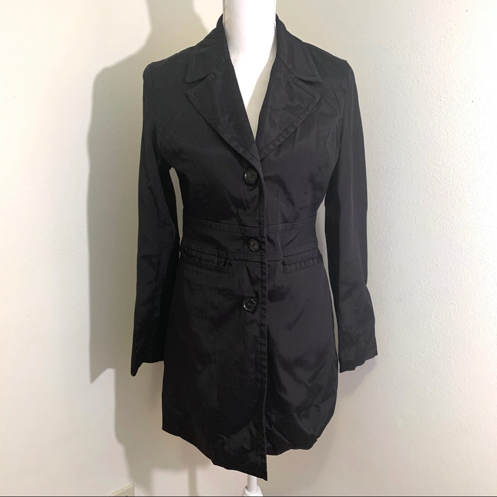 Marc New York Long 3 Button Front Closure Coat - image 2